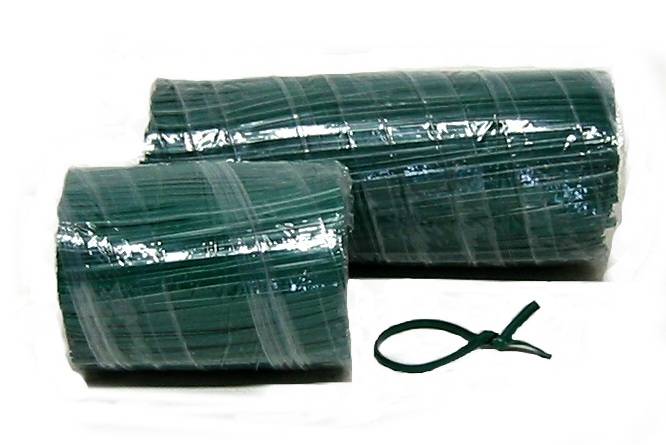 Manchons de liens en plastique armés verts